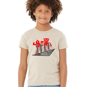 Robots | Heather Dust Youth Cotton-Blend