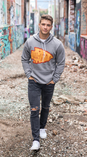 Arrowhead | Grey Unisex Hoodie