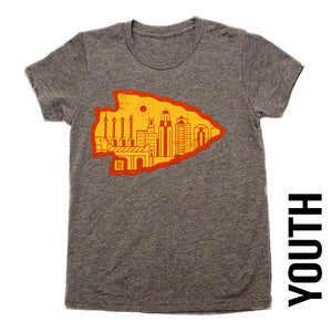 Arrowhead | Grey Youth Tee