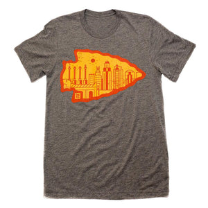 Arrowhead | Grey Unisex Tri-Blend