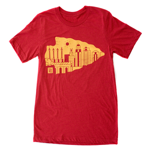 Arrowhead | Red Unisex Tri-Blend