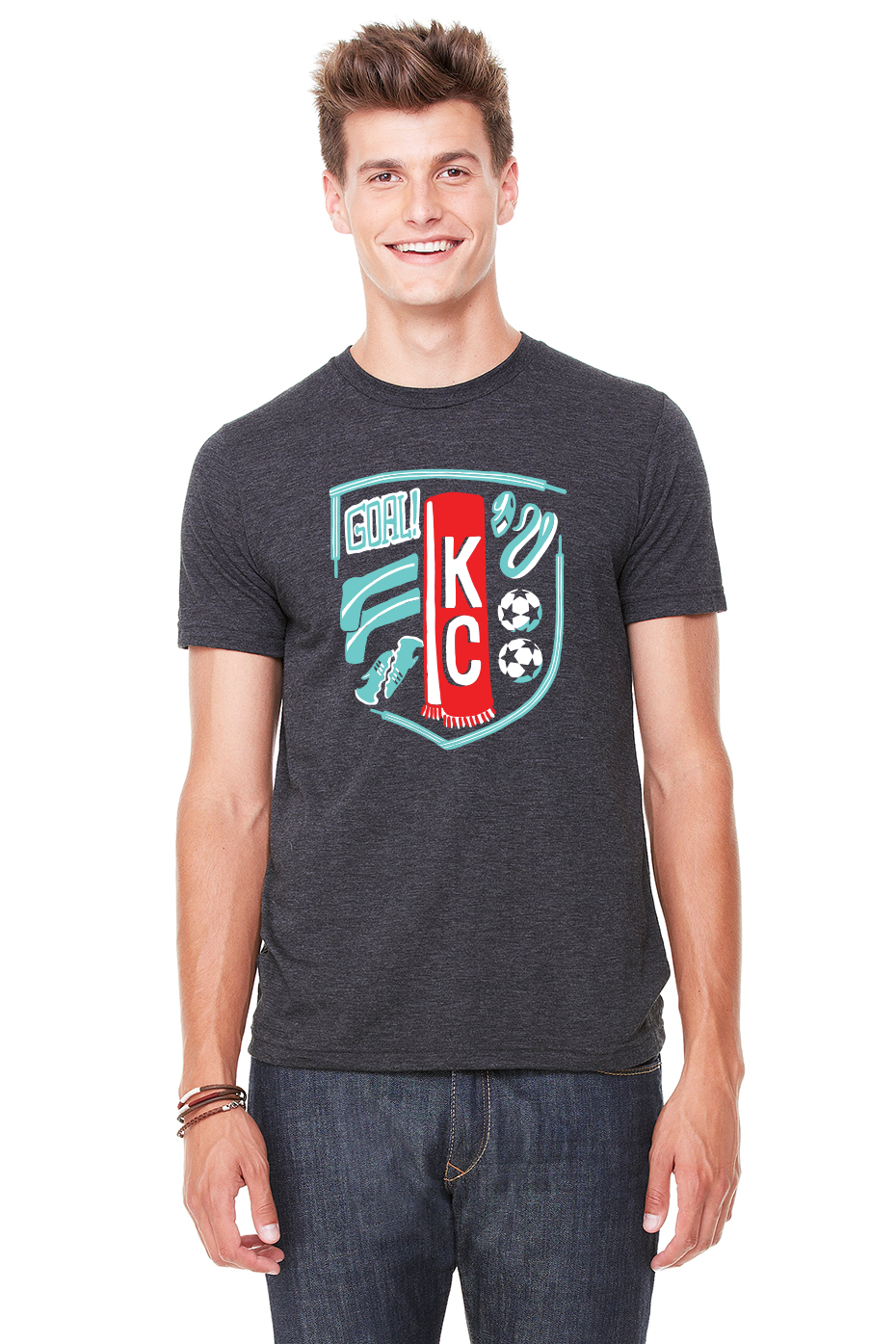 Goal | Charcoal Black Unisex Triblend