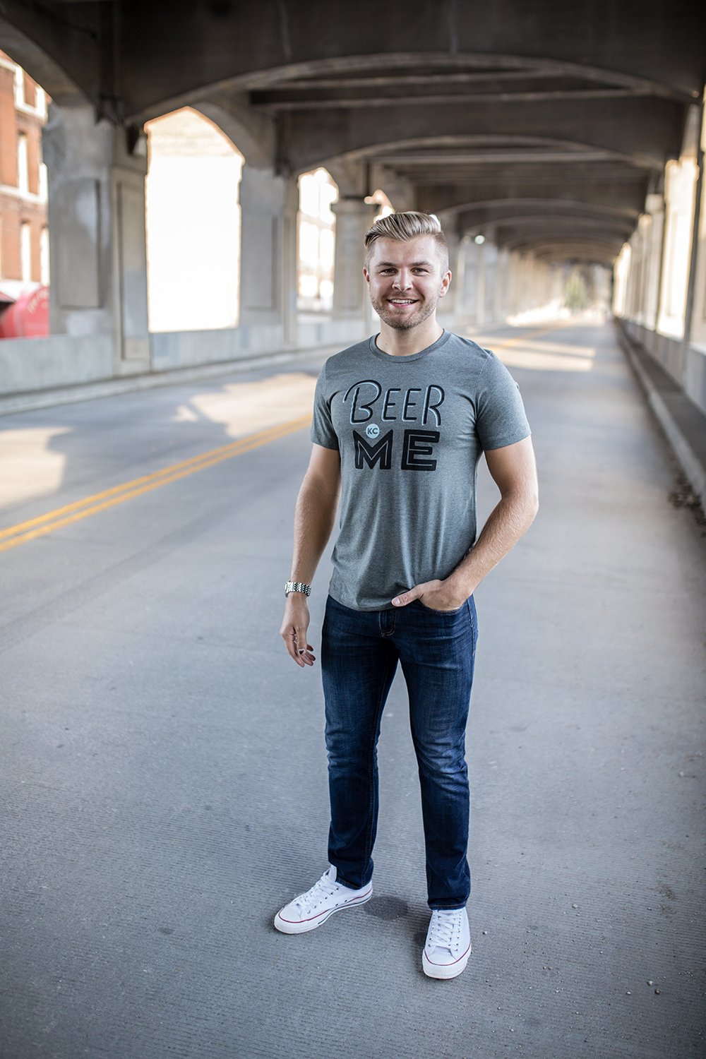 Beer Me KC | Grey Unisex Tri-Blend