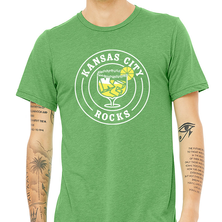 Margarita Rocks | Green Unisex Tri-Blend
