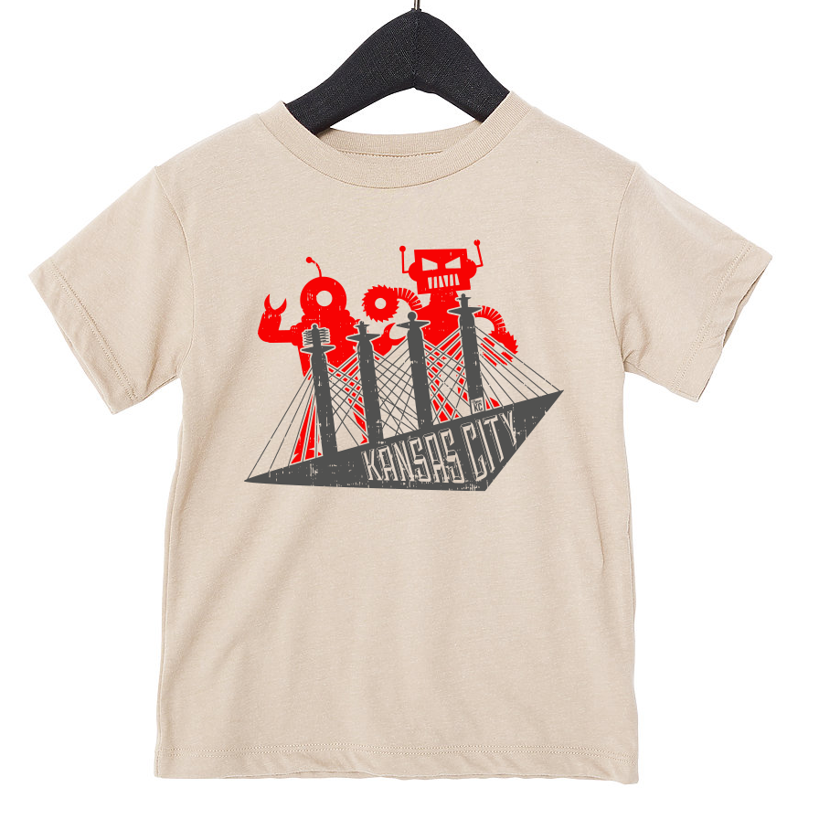 Robots | Heather Dust Toddler Cotton-Blend