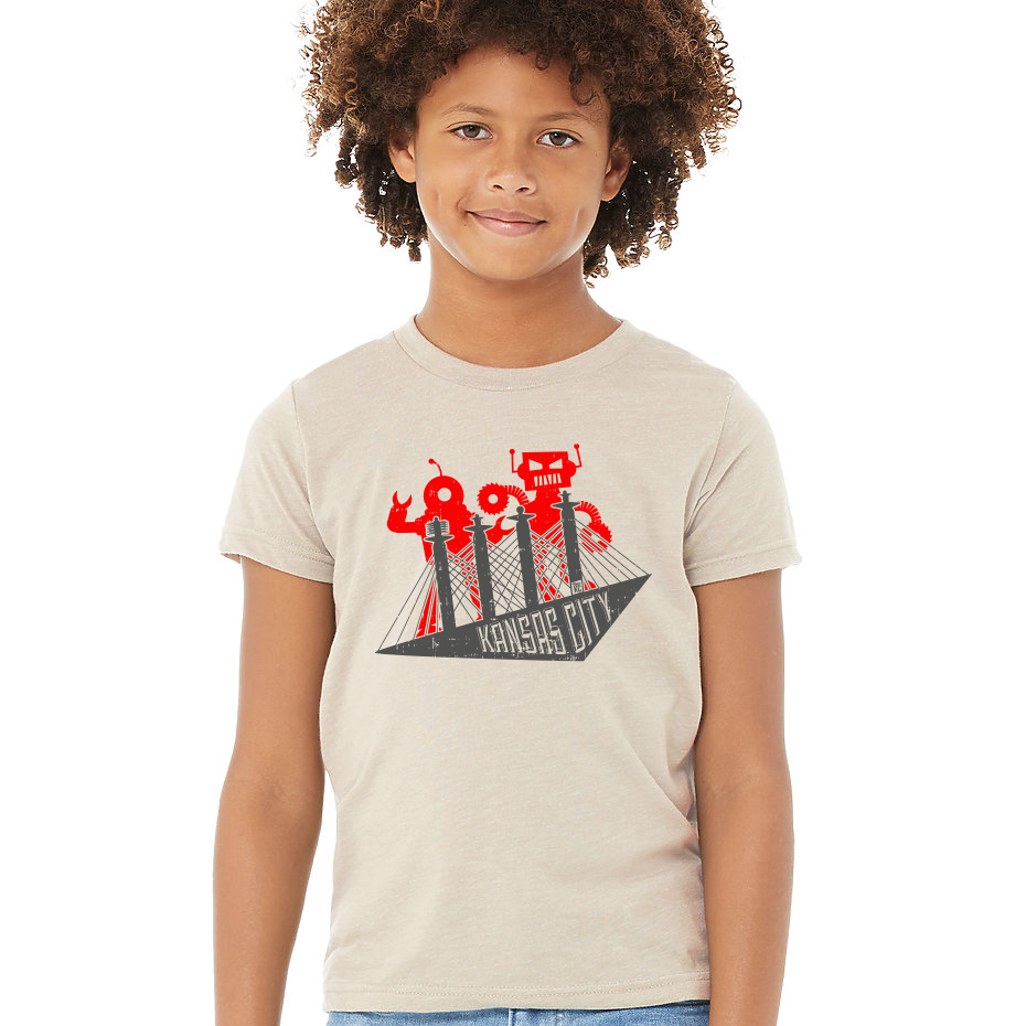 Robots | Heather Dust Youth Cotton-Blend