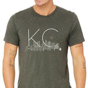 Skyline KC | Military Green Tri-Blend