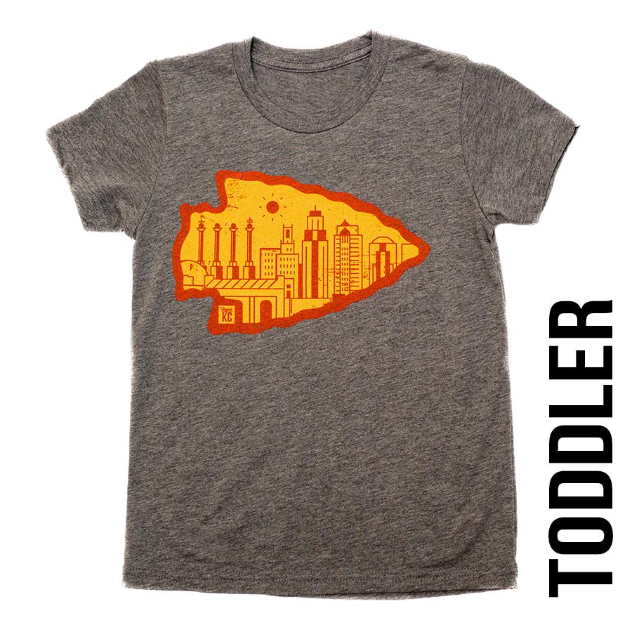 Arrowhead | Grey Toddler Tee