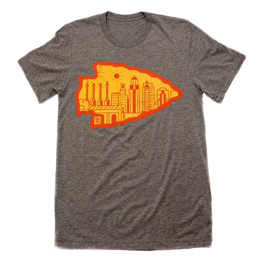 Arrowhead | Grey Unisex Tri-Blend