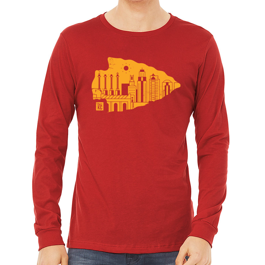 Arrowhead | Red Unisex Long Sleeve