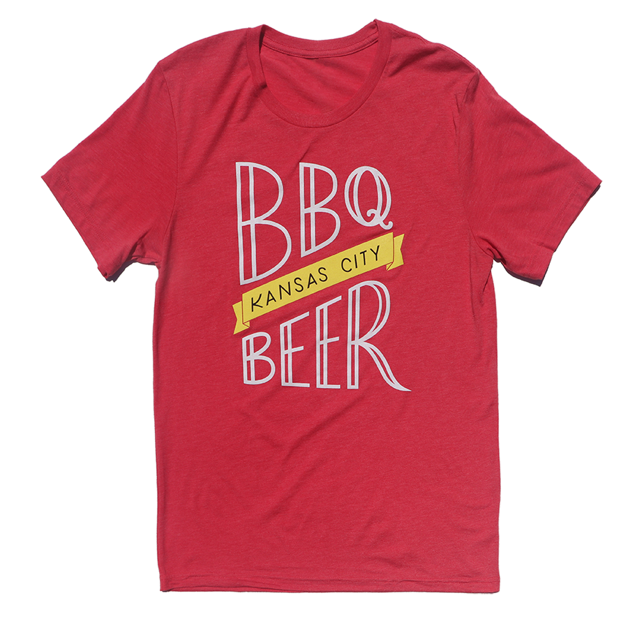 BBQ/Beer KC | Heather Red Unisex Tri-Blend