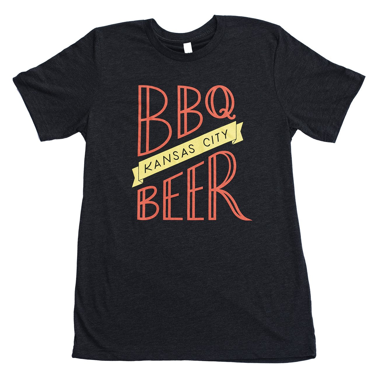 BBQ/Beer KC | Charcoal Black Unisex Tri-Blend