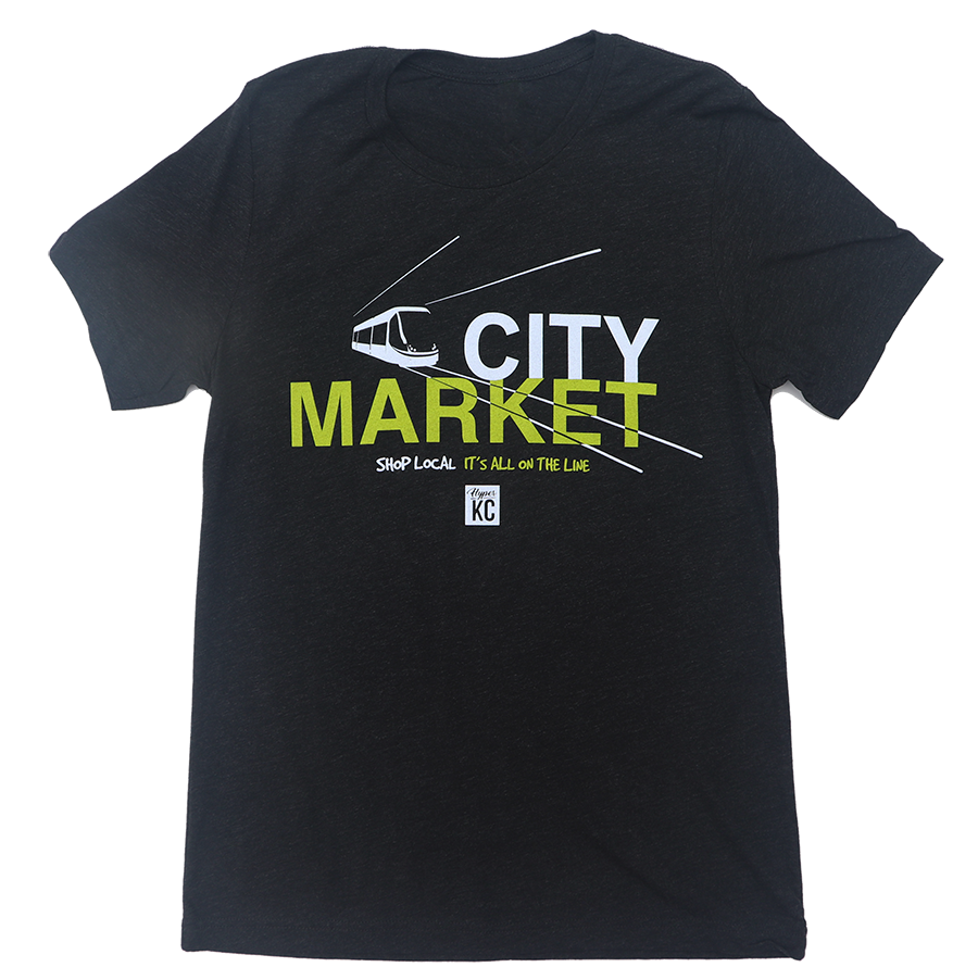 City Market | Charcoal Black Unisex Tri-Blend