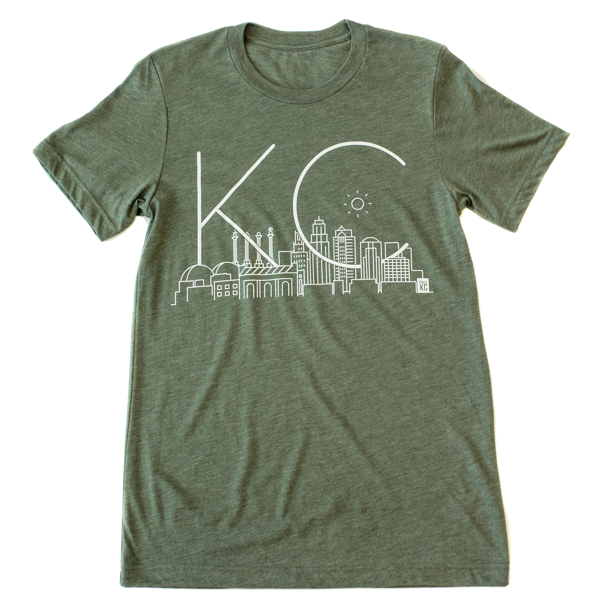 Skyline KC | Military Green Tri-Blend
