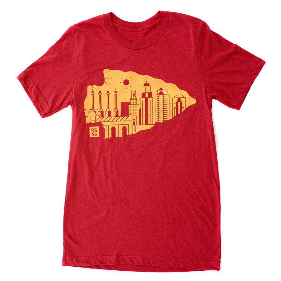 Arrowhead | Red Unisex Tri-Blend