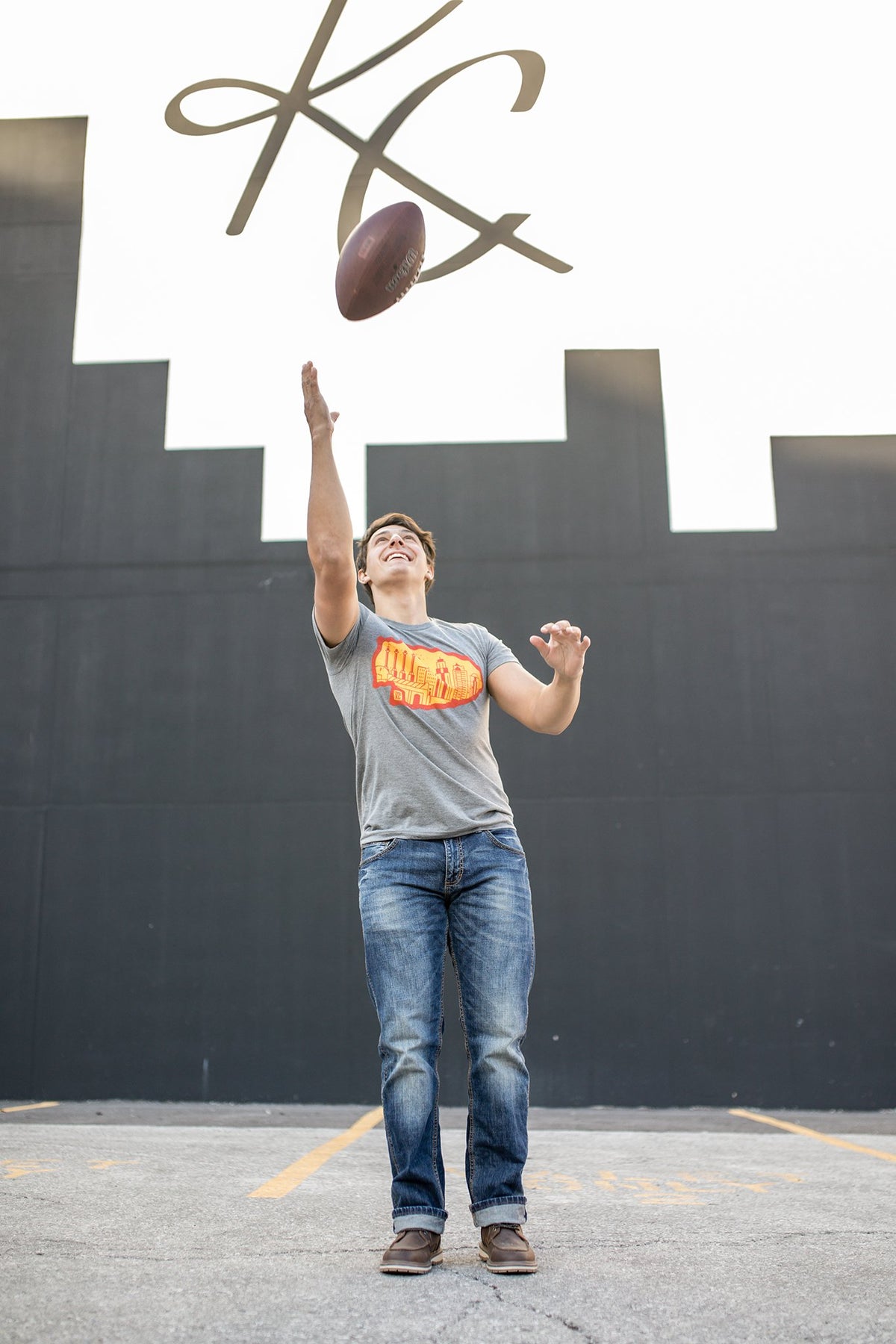 Arrowhead | Grey Unisex Tri-Blend