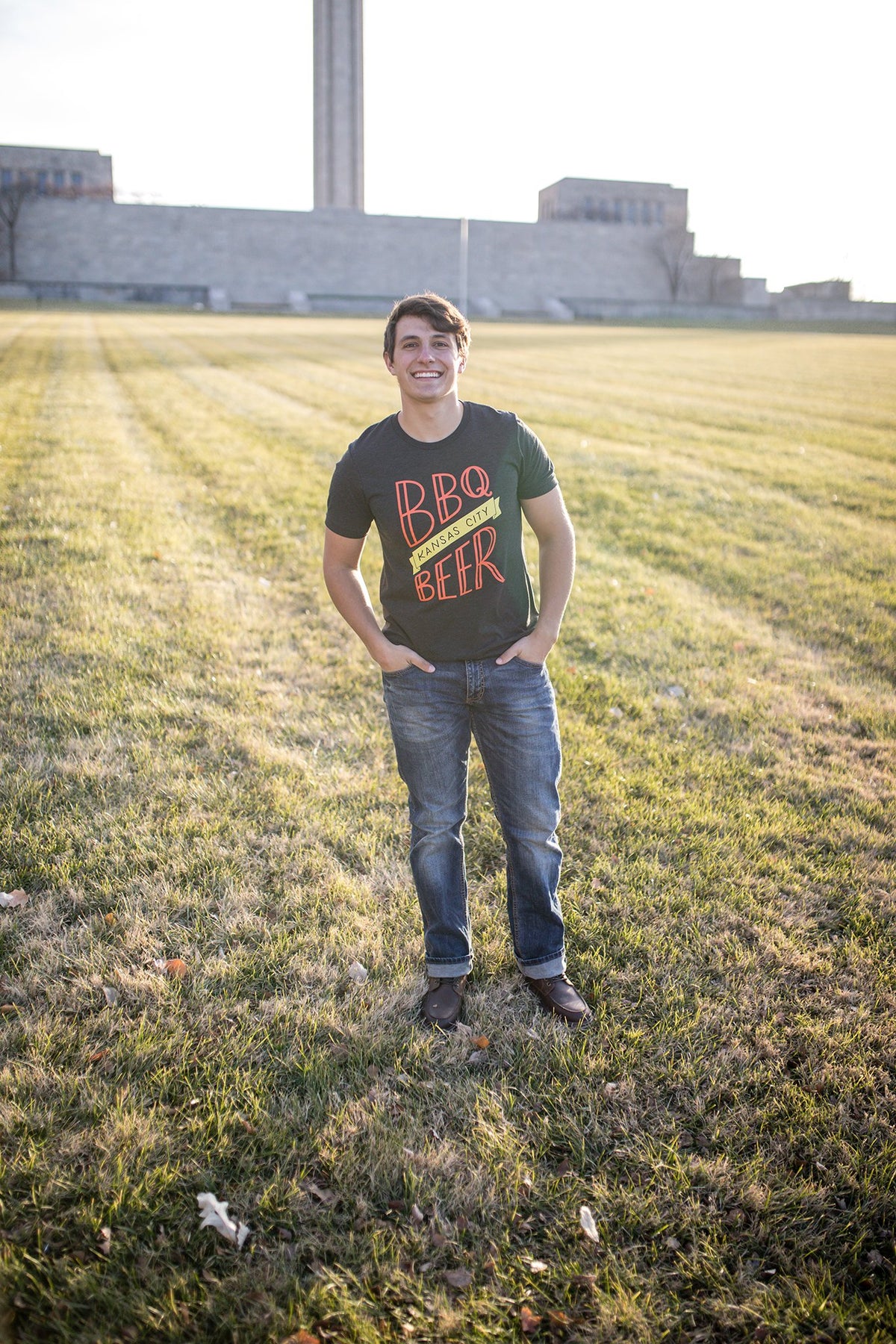BBQ/Beer KC | Charcoal Black Unisex Tri-Blend