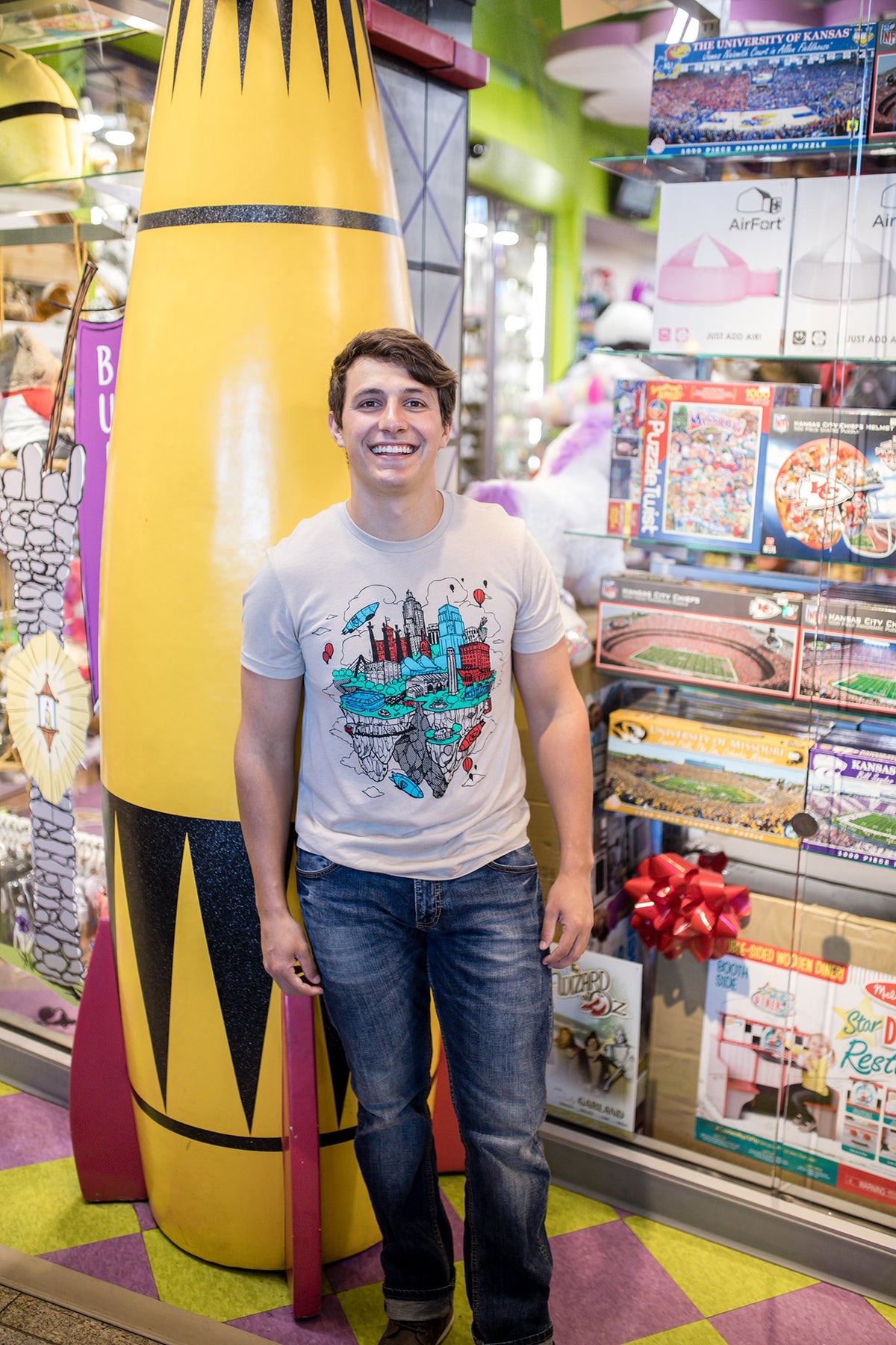 Floating KC Tan Unisex TriBlend HyperKC