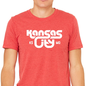 KCK/MO | Heather Red Unisex Triblend