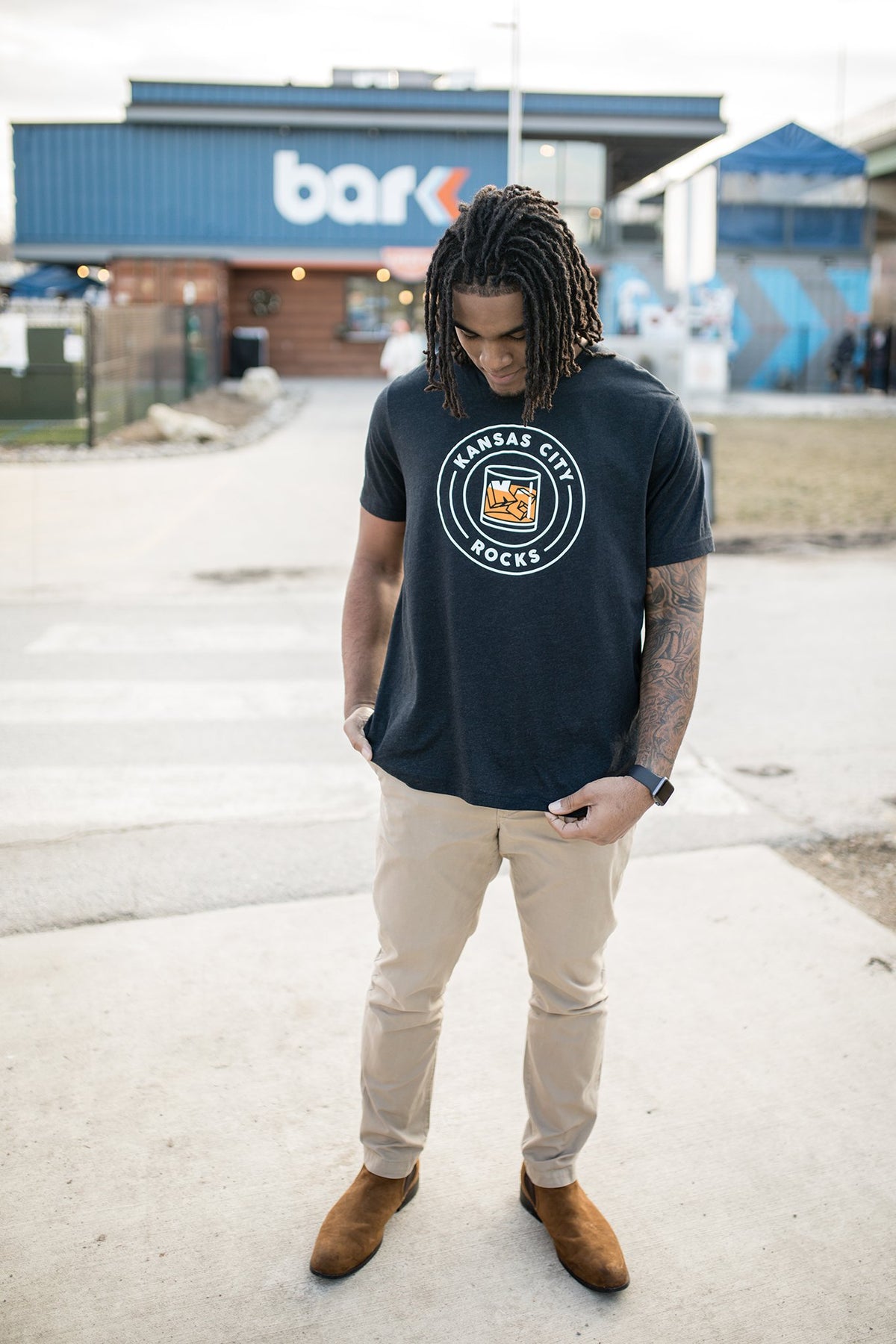 KC Rocks | Black Unisex Tri-Blend